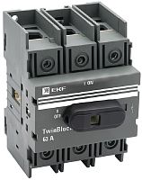 Рубильник EKF PROxima TwinBlock 3п 63А с ручкой картинка